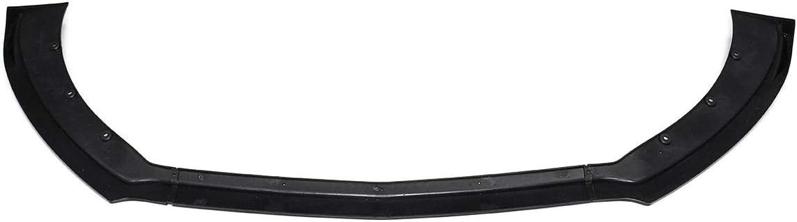 CuteLife Front Bumper Spoiler Gloss Black Car Front Bumper Under Diffuser Protector Shovel Lip Spoiler Kits Compatible with Ford Mustang 2015-2017 (Color : Black, Size : M)