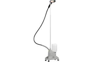 JIFFY STEAMER J-2S Jiffy Garment Steamer with Plastic Head and Stainless Steel Face, 120 Volt,Grey