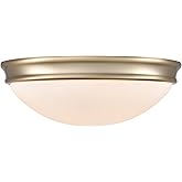 ML Lighting 3-Light Flushmount Ceiling Light Modern Gold