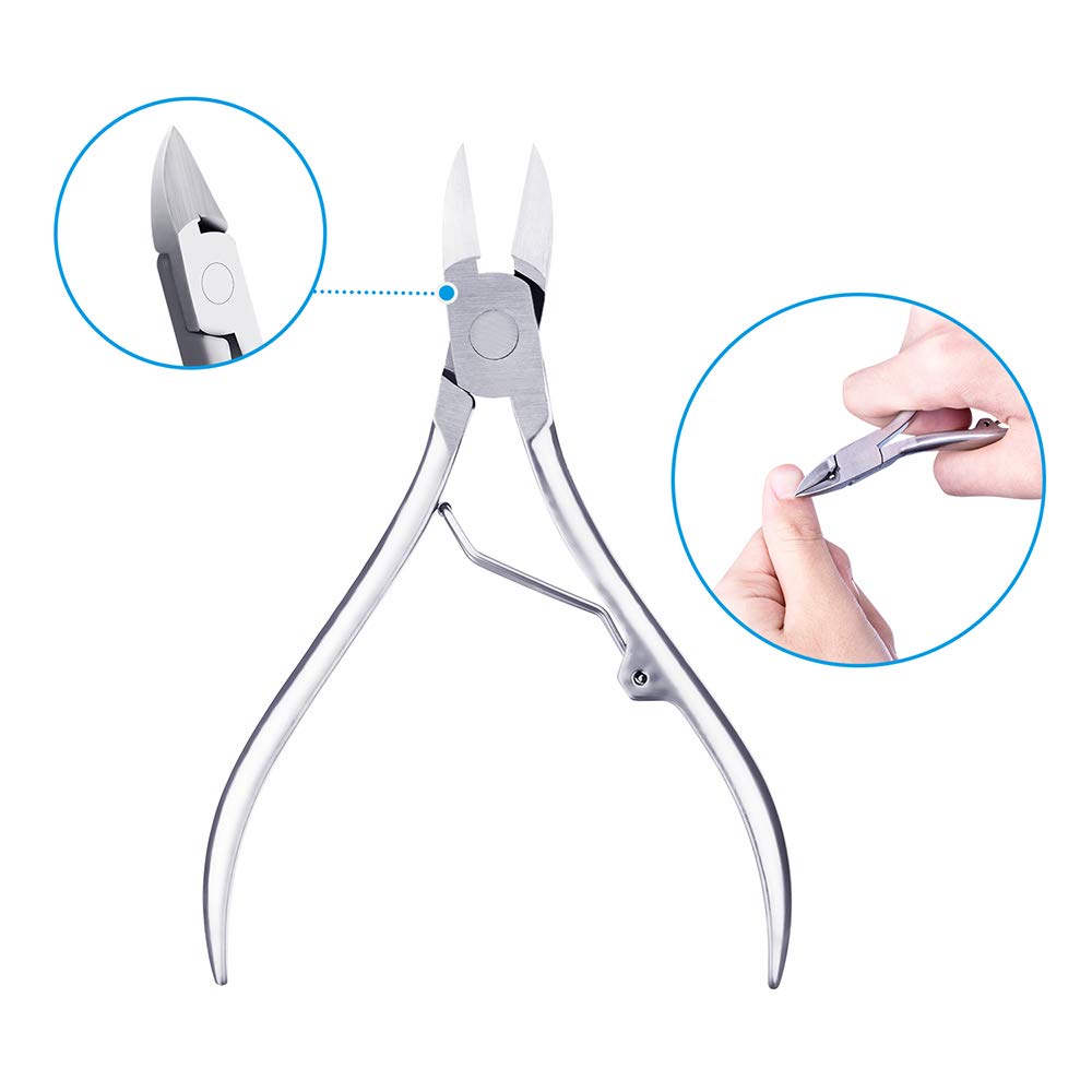 ANNMEXX 9 IN 1 Professional Cuticle Remover, Pedicure Kit, Cuticle Trimmer, Callus Remover for Feet, Foot File, Can Be Used on Dry and Wet Feet Skin : Beauty