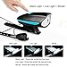 Bike Light with Loud Bike Horn, LETOUR Rechargeable Bicycle Light Waterproof Cycling Lights, bicycle Light Front with Loud Sound Siren, 3 Lighting Modes 5 Soundsthumb 3