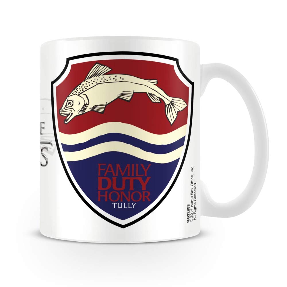 Game of Thrones MG22858 Tully Ceramic Mug, Multi-Colour, 11 oz/315 ml