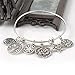 Meolin Expandable Multi-element Pendant Rafaelian Bangle Bracelet Charm Gift,1,6.3cm