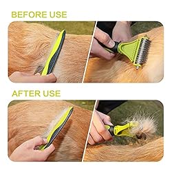 Pecute Pet Dematting Tool 2 Pack - Double Sided