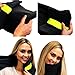 Neck Scarf Travel Pillow Black Color, Ergonomic Comfort, Machine Washable, Soothing Neck Support