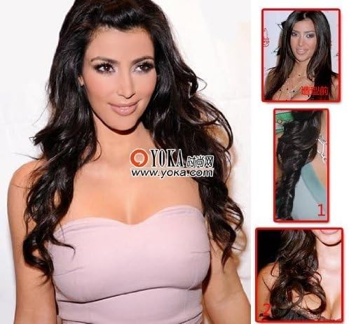 20’‘ Kim Kardashian Style Lace Wig Chinese Remy Hair