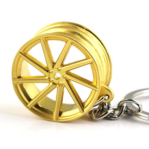 Porte Clés Jante Automobile Keychain Vintage