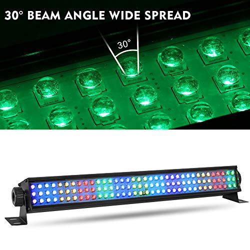 Stage Lights Bar, YeeSite 25W LED Wash Lights Bar DMX Control Auto Play Strobe Effects with Various Combinations, LED Uplighting for Wedding Party Festival