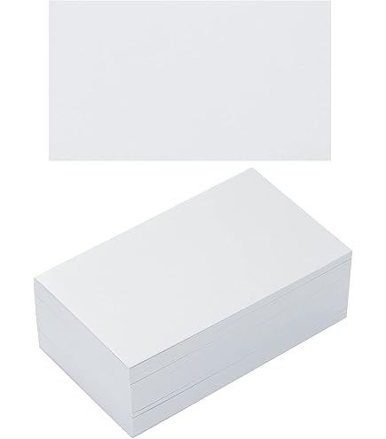100 Sheets White Cardstock Thick Paper - Blank Heavy Weight 350gsm Cover Card - View #2