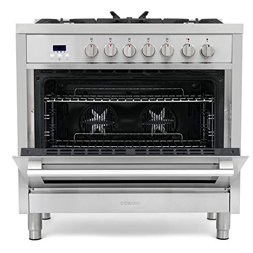 2 Cosmo+F965+36+Inches+Convection+Porcelain