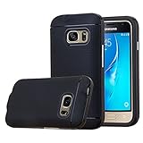 Samsung Galaxy J1 mini Case, Aomax@ Armor [Dual Bumper] Slim Fit Skin Silicone Cover Case + PC Bumper Frame + HD Screen Protector For Samsung Galaxy J1 mini DHF Black