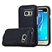 Samsung Galaxy J1 mini Case, Aomax@ Armor [Dual Bumper] Slim Fit Skin Silicone Cover Case + PC Bumper Frame + HD Screen Protector For Samsung Galaxy J1 mini DHF Black