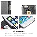 iPhone 6 Case iPhone 6S Case OCASE [Screen Protector Included] Leather Wallet Case [Slim Fit] - for Apple iPhone 6/6S Devices - Black