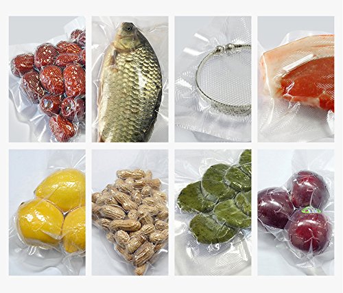 100 Quart Vacuum Sealer Storage Bags 8"x 12" Inch Size for Food Saver, Seal a Meal Sealers, BPA Free, Heavy Duty Commercial Grade, Sous Vide Vaccume Meal Safe, Universal Pre-Cut Bag Design - Thumbnail 3