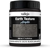 Vallejo Model Color Stone Textures Black Lava 200 ml Waterbased Acrylic view 3