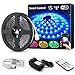 Novostella Smart RGB LED Strip Lights Kit, 20ft Wireless Color Changing 5050 LEDs, RF Remote Dimmable 12V Non-Waterproof LED Tape for Home Lighting Bar, Working with Alexa Goolge Assistant, UL Listed