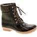 Nature Breeze Ladies Duck-02 Lace Up and Zipper Waterproof Insulated Boot