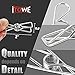 80pack Clothespins Tiny Metal Stainless Steel Clothespin, Multipurpose Peg Clothes pin 2.2