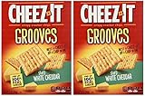 Cheez-It Grooves Sharp White Cheddar 9oz (Pack of 2)