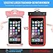 Universal Waterproof Case, Lansen Waterproof Phone Pouch Dry Bag Compatible with iPhone Xs/XR/XS Max/8/7/7 Plus/6S/6/6S Plus, Samsung Galaxy S9/S9 Plus/S8/S8 Plus/Note 8 6 5 4,HTC-[2 Pack]