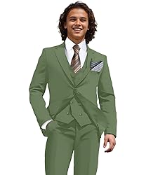 Mens Slim Fit Suits Wedding 3 Piece Suit Set