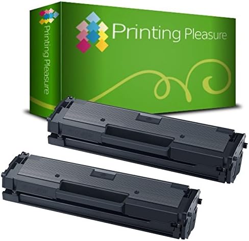 Twin-Pack MLT-D111S Black Compatible Toner Cartridges for use in Samsung Xpress SL-M2020, M2020W, M2021, M2021W, M2022
