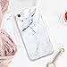 ESR iPhone 8 Case, iPhone 8 Marble Case, Slim Soft Flexible TPU Marble Pattern Cover for The iPhone 8/7(White Sierra)