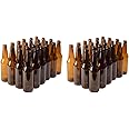 FastRack (Pack of 48) 12 oz Longneck Beer Bottles | 2 Cases of 24 | Amber | Crown Cap Refillable Beer Bottle | Food Grade – ECO Friendly Bottles for Home Brewing