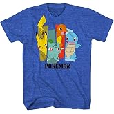 Pokemon Boys Charizard Pikachu Short Sleeve T-Shirt, Sizes 4-16