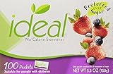 Ideal No Calorie Sweetener 100 Count Pack of 3