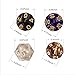 Dice Set D&D 7 Die Polyhedral Dice Sets with Drawstring Bag for Dungeons and Dragons RPG Role Playing Game and Math Teaching