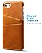 XRPow iPhone 6s / 6 Wallet Phone Case, Slim PU Leather Back Protective Case Cover with Credit Card Holder for Apple iPhone 6s Light Brown