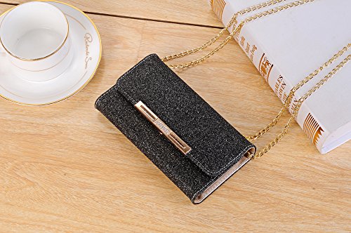 image for Samsung S9 Wallet Case, TechCode Women Elegant Stylish Candy Colour Bl