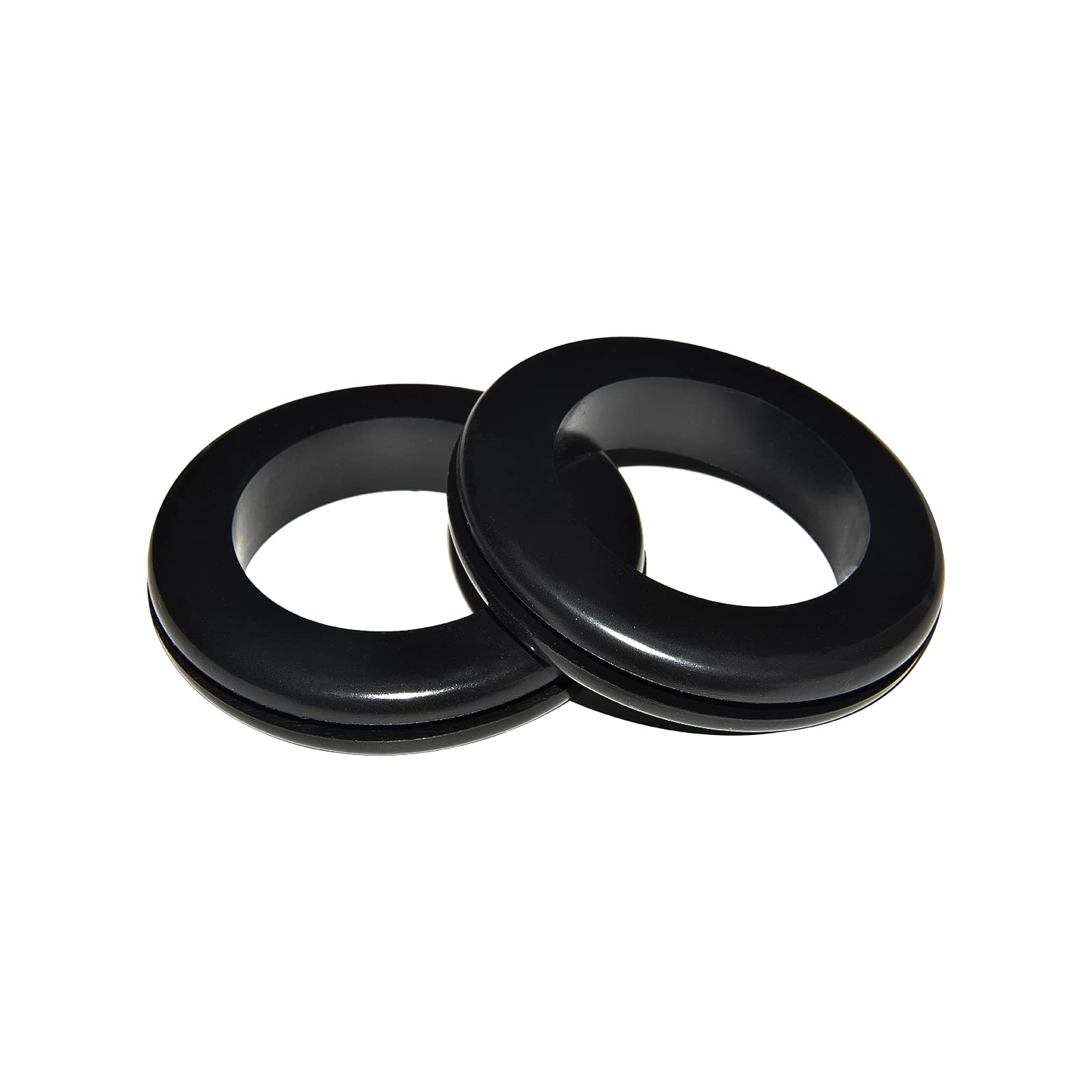 Flyshop Hole Grommets Synthetic Rubber Grommet Hole Plug Wire Cable Protection Black, 10PCS, 60mm ID 70mm Drill Hole