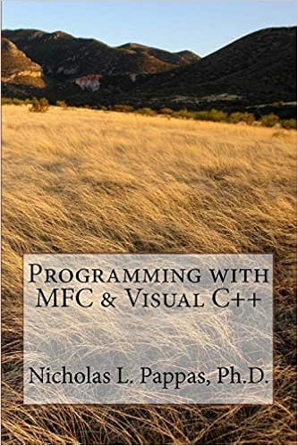 Programming With Mfc Visual C Computer Science Design Series Band 1 Amazon De Pappas Ph D Nicholas L Fremdsprachige Bucher