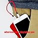 SGIN iPhone Cable,3Pack 8 inches Short Nylon Braided Cord Lightning Cable Certified to USB Charging Charger for iPhone 7,7 Plus,6S,6 Plus,SE,5S,5,iPad,iPod Nano 7 - Red
