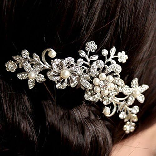 diamante hair clips for weddings