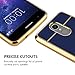 TabPow Case Compatible for LG Stylo 3, Electroplate Slim Glossy Finish, Drop Protection, Shiny Luxury Case for LG Stylo 3/ LG Stylo 3 Plus - Royal Blue Gold