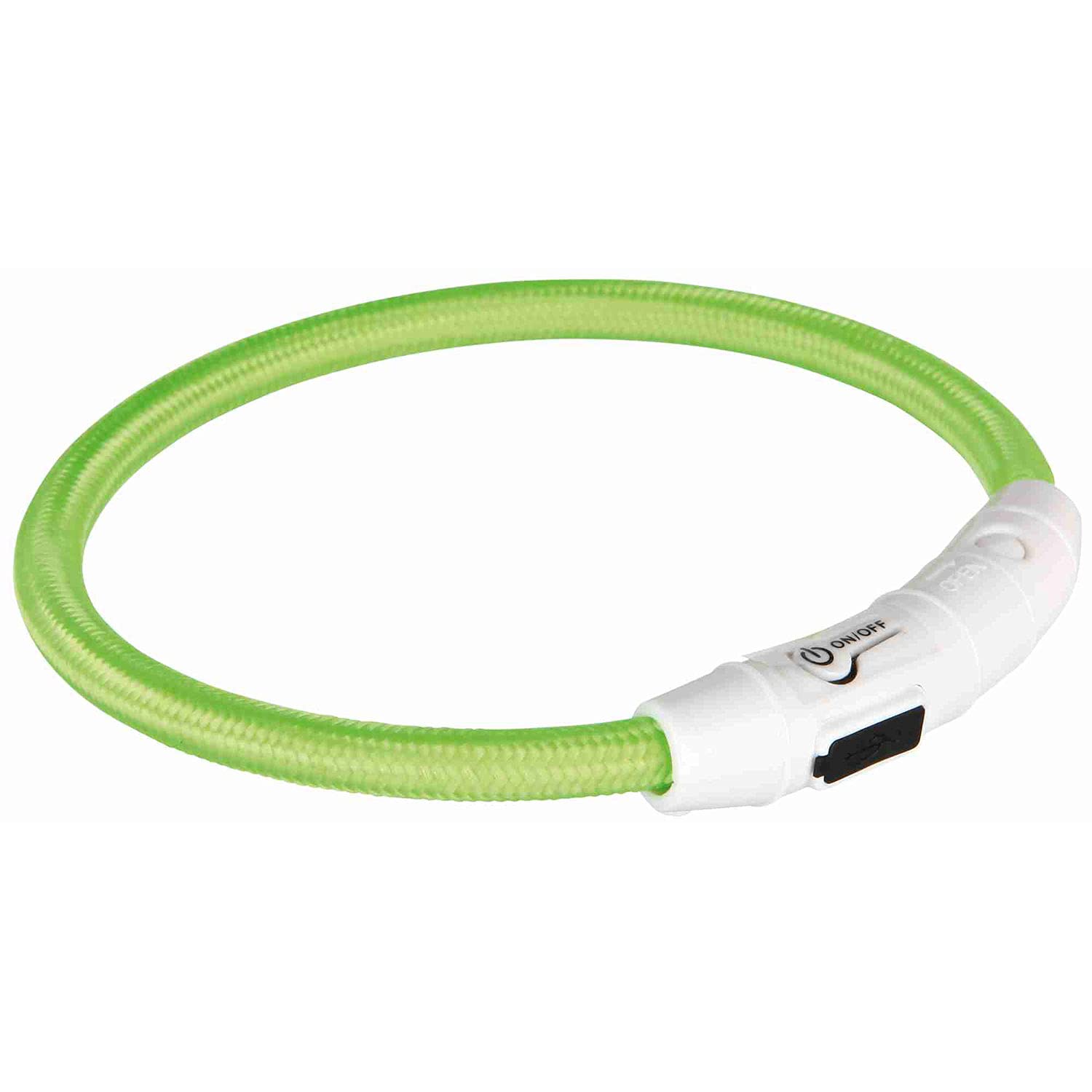Safer Life Flash light ring USB, X-Small/Small 35 cm/7 mm, Green — image 1