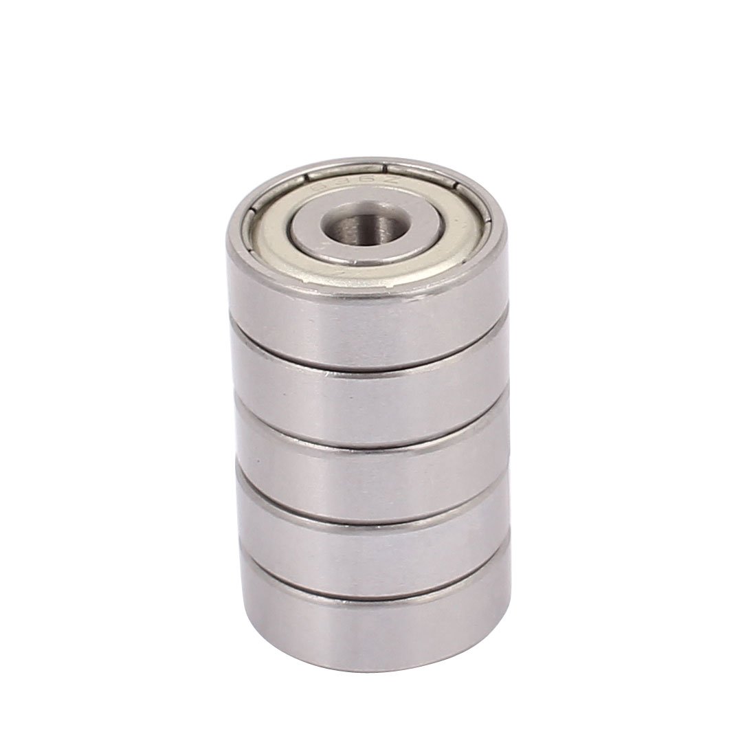 sourcingmap Steel Non-Noise Low Speeding Deep Groove Bearing Ball 6 x 22 x 7mm 5pcs