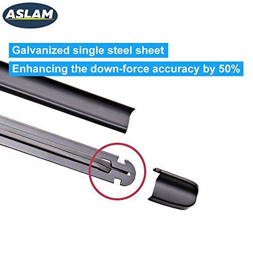 Windshield Wipers,ASLAM TypeG 22"+19" Wiper BladesAllSeason Blade