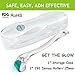 Derma Roller .25mm, Cosmetic Needling Instrument For Face 192 Medical Grade Stainless Steel Micro Needle Skin Care Tool for Wrinkles Beauty Home Use With Storage Case