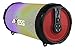 AXESS SPBL1044 Vibrant Plus Black HIFI Bluetooth Speaker with Disco LED Lights in Red