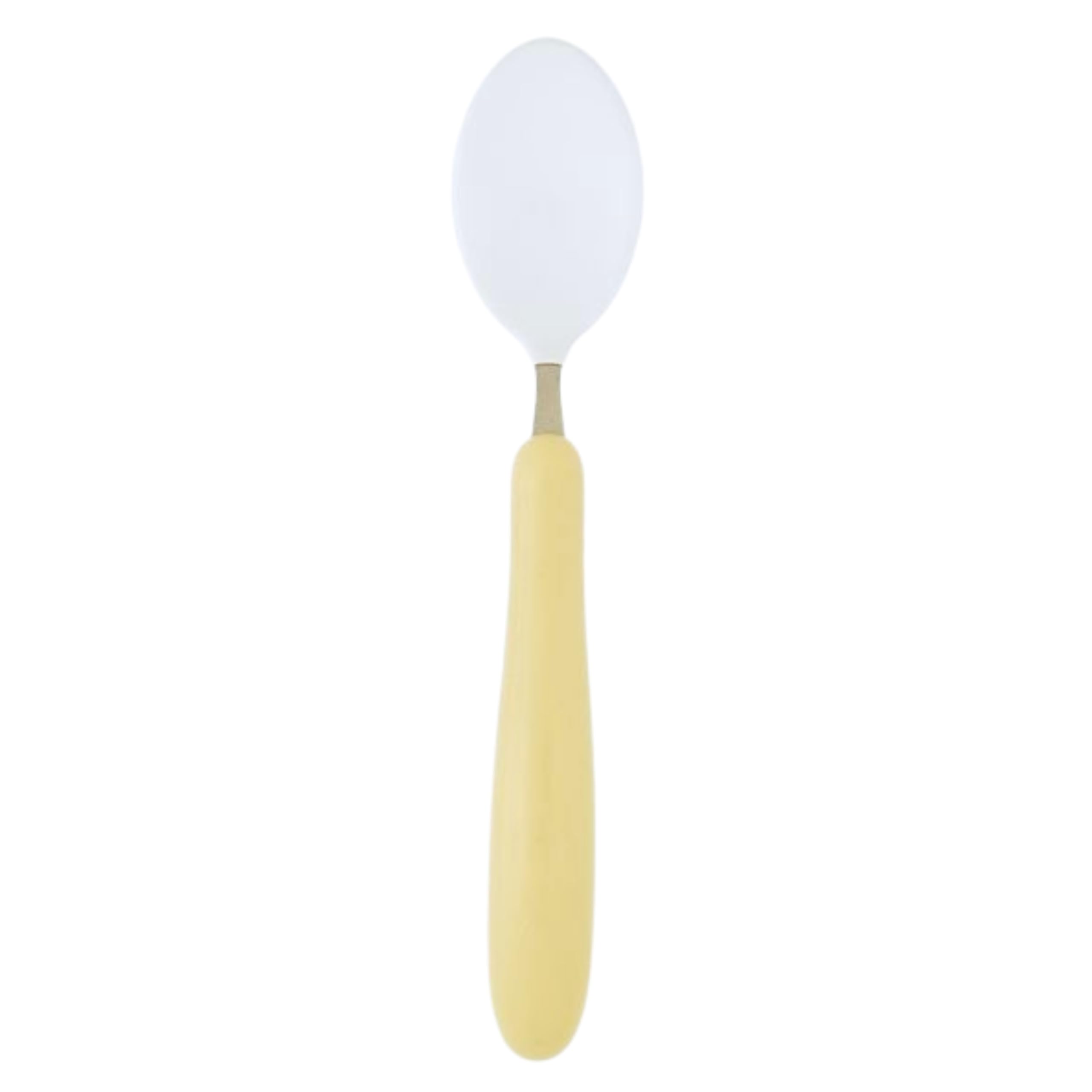 HOMECRAFT Caring Cutlery , Ivory Handle Soft Coated Teaspoon (Eligible for VAT Relief in the UK) Stainless Steel Eating Utensil , Silverware for Weak Grip , Restricted Movement , Elderly , Disabled