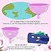 Menstrual Cups 2Set of Large&Small for Heavy&Normal Flow Soft and Reusable Period Cup FDA Approved Medical Grade Silicon Tampons and Pads Alternative Purple