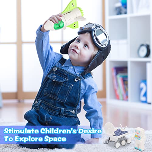 Space Shuttle Astronaut Toys with Simulation Spray & Theme Projection& Sound & 3 Astronaut Figure & Space Exploration Vehicle, Space Toys for Kids 3-5-8 Fun Space Toys for Adventure