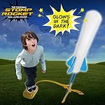 51F0taZjeoL. SS150 Stomp-Rocket-The-Original-Jr-Glow-Rocket-Launcher-4-Foam-Rockets-and-Toy-Air-Rocket-Launcher-Glows-in-The-Dark-STEM-Gift-for-Boys-and-Girls-Ages-3-Years-and-Up-Great-for-Year-Round-Play