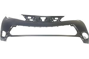 FitParts Compatible With Front Upper Bumper Cover 2013-2015 Toyota RAV4 USA Built LE XLE Limited. New, Primed and Ready for Paint. W/O Parking Sensor Holes. 521190R911 TO1014101
