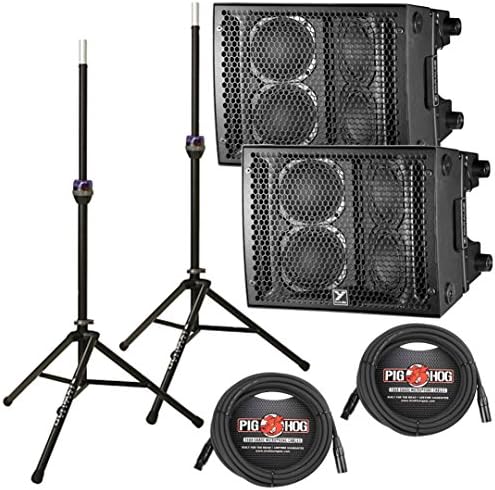 Yorkville PSA1 Line Array Speaker PAIR With Free Ultimate TS100B Stands and Cables