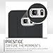 S6 Case, Samsung Galaxy S6 Wallet Case, ROOCASE Prestige Premium Synthetic Leather Wallet Case Flip Cover [Stand Feature] with Credit Card ID Holder for Samsung Galaxy S6 (2015), Black